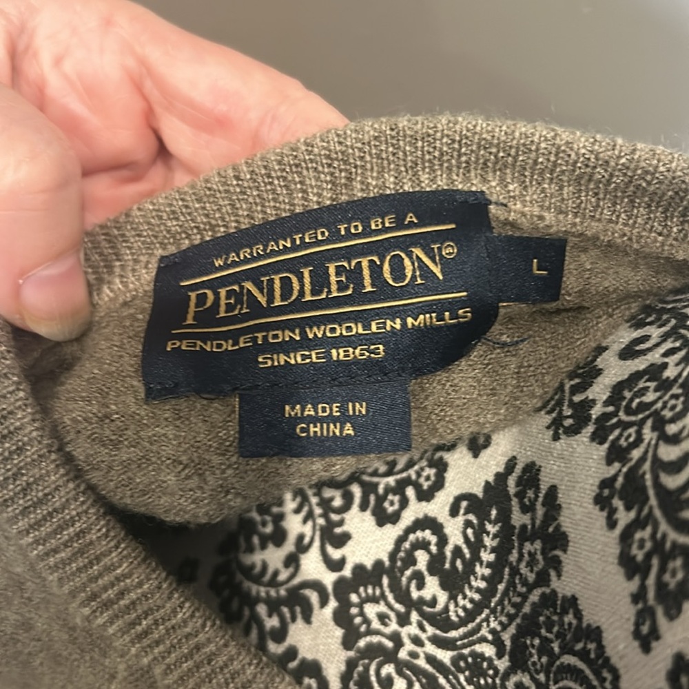 Pendleton V Neck Sweater - image 4